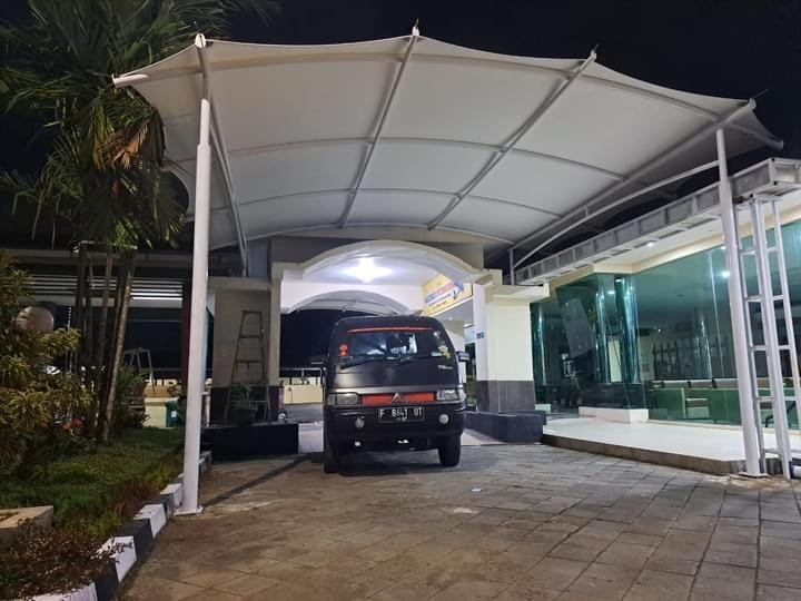 Harga Kanopi Membran Area Parkiran Motor dan Mobil