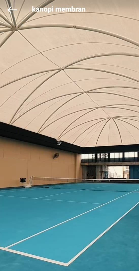 Desain Atap Membran Untuk Lapangan Olahraga Modern