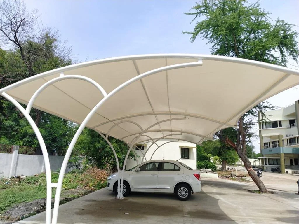 Tenda Membran untuk Parkiran Mobil Minimalis