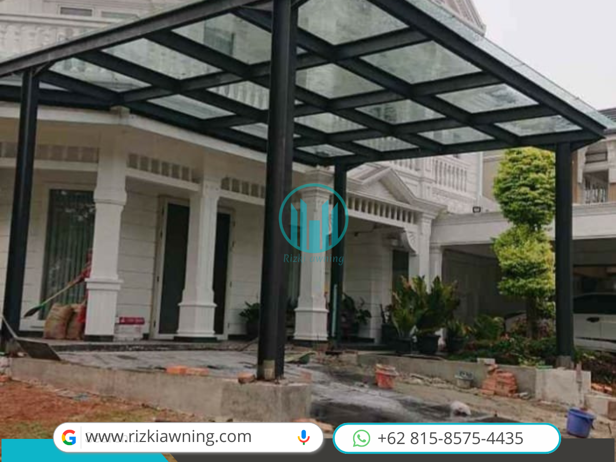Kanopi Kaca Tempered Elegan
