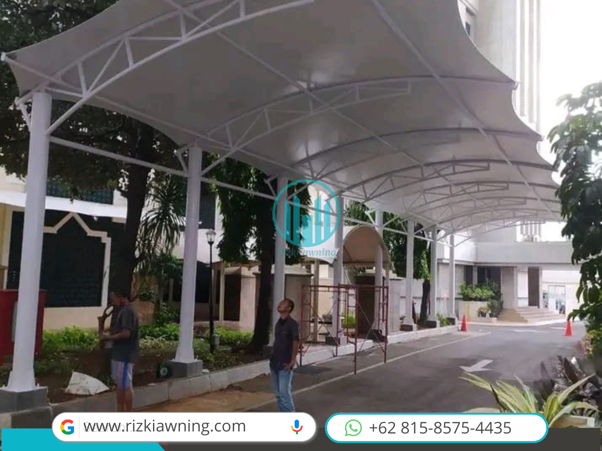 Kanopi Membran Peneduh Halaman Kantor