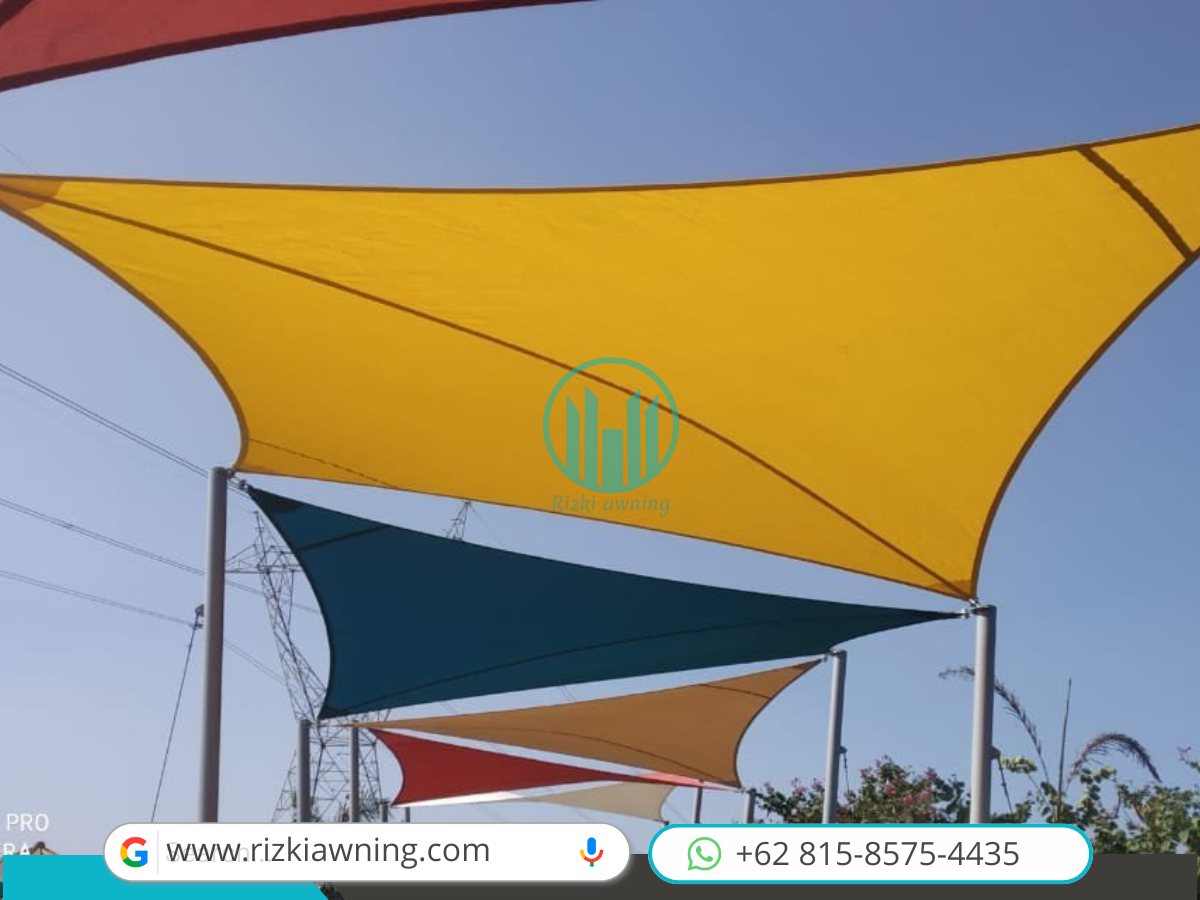 Kanopi Membran dengan Desain Unik