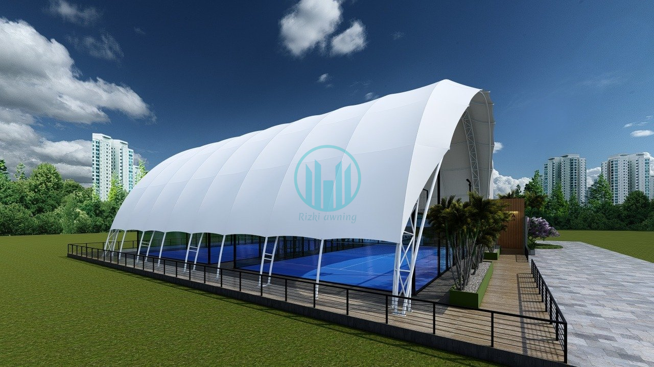 Kanopi Membran Lapang Padel