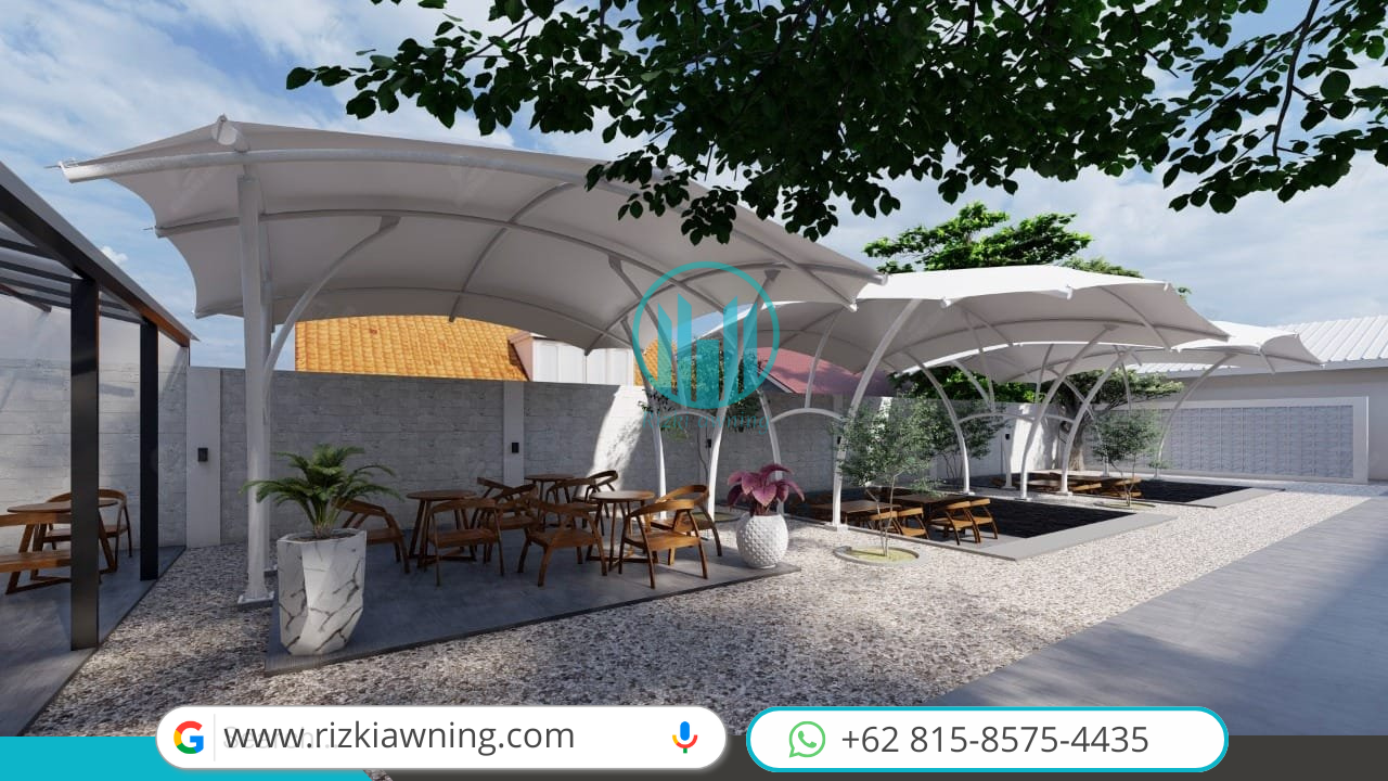 Tenda Membran Atap Modern dari Rizki Awning