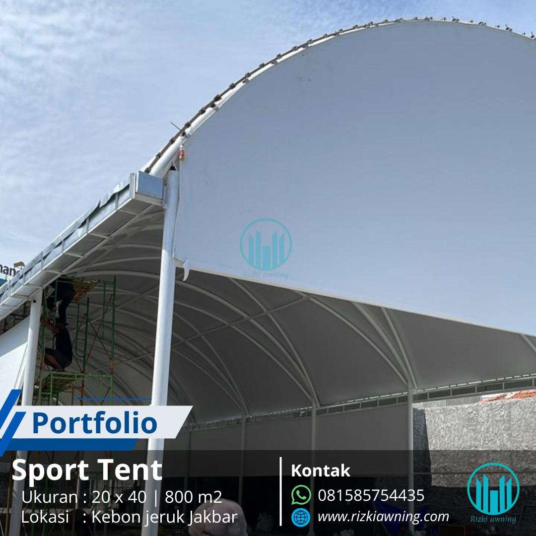 Kanopi Membran Sport di Kebon Jeruk